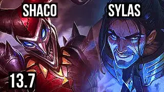 SHACO vs SYLAS (JNG) | 4.3M mastery, 5/1/11, 1500+ games, Rank 13 Shaco | KR Master | 13.7