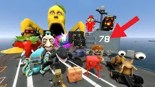 Spartan Kicking Brainrot Italian Memes From The Aircraft Carrier | Garry's Mod
