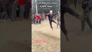 DELHI POLICE PHYSICAL 1day heigh jump para defence academy Rohtak #army #delhipolice