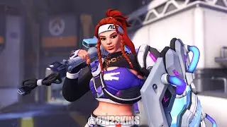 BRIGITTE LE SSERAFIM X OVERWATCH 2 LEGENDARY SHOP SKIN