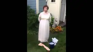 Mom's Wedding Dress Ice Bucket Challenge