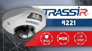 Антивандальная IP-камера TRASSIR TR-D4221WDIR2