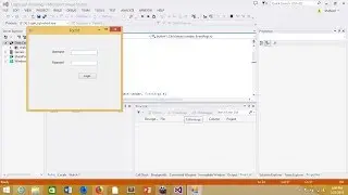 How to make login form in c# using sql database | Visual Studio 2013 | Miz Developer's