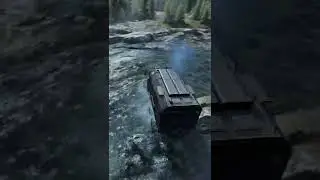 Военный грузовик через реку! SnowRunner 2022
