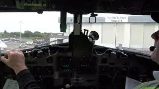 Kapiti Airport Paraparaumu - Air Chathams Douglas DC-3 ZK-AWP Taxiing Cockpit View