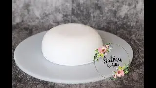 Dome cake ( Edge-less smooth finish on cake )