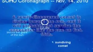 Another Sun-Diving Comet Set to be a Goner: Nov. 14th, 2010.