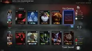 Team Secret vs Vici Gaming, DAC 2015