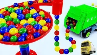Marble Run Race! HABA Slope & Retro Trucks