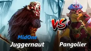 How to Juggernaut safelane vs Pangolier/Dark Willow (feat. MidOne) | First 10 minutes