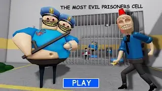 Escape Mutant Scary Barry Prison Run!  VS Siren Cop's Prison! (Obby) - Full Gameplay ∣ #roblox