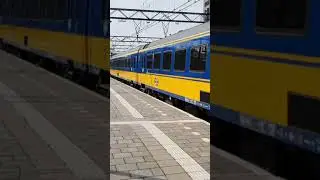 NS Class 186 186122 + 186006 arriving at Amsterdam Central Station on 25/06/2019 #Shorts