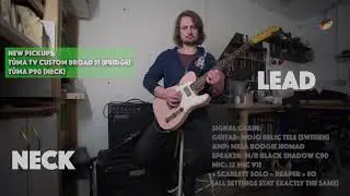 TUMA Telecaster pickup test - TV Broad '51 + P90 Custom (Hugo Trkal - The Atavists)
