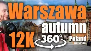 #Warsawa #VR 360 Autumn, Poland 2021 Old Town - Castle Square, The Royal Castle, Sigismund's Column