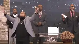 My Older Brother David DesVerney leading Praise & Worship at Mt. Sinai COGIC | Bishop Rhone