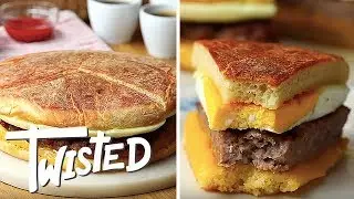 Homemade Giant Sausage & Egg McMuffin