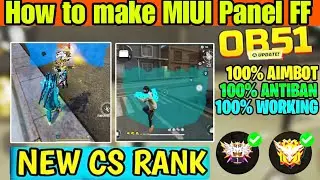 MIUI Panel Creation: Beginner to Pro - Full Free Fire Config Setup (8+ Min Tutorial)