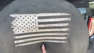 Boomerang&reg; USA Tire Cover Review: Can This Distressed Flag Design Elevate Your Bronco?
