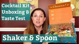 Cocktail Kit Subscription Box - Shaker and Spoon Coupon Code - Kanpai Unboxing