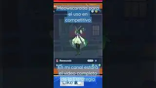 Meowscara de uso Competitivo #estrategia #pok&eacute;moncompetitivo #pok&eacute;mon