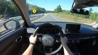 Тест-драйв Honda Civic LX 2022 года от первого лица — как ездит базовая комплектация?