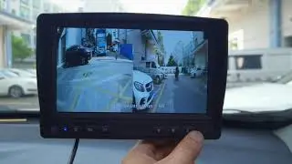 R4 Dual RV Backup Camera with 7 inch Splite Screen System