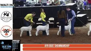 2025 OYE Market Goat Showmanship followed by AFR Goat Showmanship