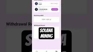 SOLANA MINING #crypto #solana