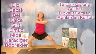 15 Dakika Güçlen Ağrılardan Kurtul Taichi Qigong Isınma Hareketleri Diz Kalça Omuz Karaciğer Mide
