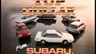 Subaru Top Dollar Rebate 80s Commercial (1988)