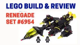LEGO Blacktron Renegade Review - 1987 Set #6954