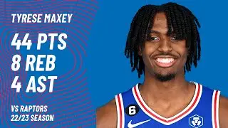 Tyrese Maxey vs Toronto Raptors | 28.10.2022