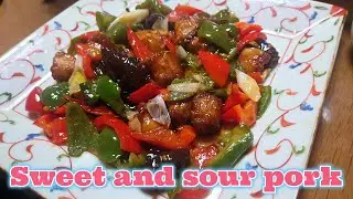 Sweet and Sour Pork　🐷🫑🍳　Original sweet and sour umami sauce