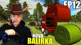 BALIRANJE STARIM STROJEM! Farming Prezivljavanje EP12 w/Djura