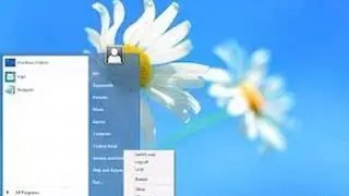 How to change start button in windows 8