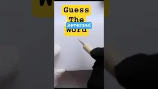 ASMR Tracing Guess the Word (Reversed) Oddly Satisfying No Talking #asmr #asmrtriggers #satisfying