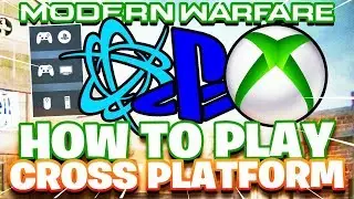 HOW TO PLAY CALL OF DUTY CROSS PLATFORM!/ EASY WAY TO PARTY UP WITH FRIENDS! (COD MODERN WARFARE)
