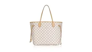 Louis Vuitton Damier Azur Neo Neverfull MM Rose Ballerine
