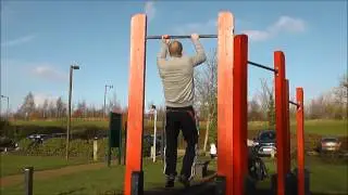 Mixed grip pull ups