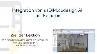 Tutorial zu usBIM.codesign AI &ndash;  Integration von usBIM.codesign AI mit Edificius - ACCA software