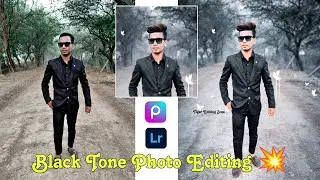 New Black Tone Photo Editing || Black Tone Lightroom Preset || Black Effect Photo Editing