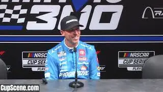 NASCAR at Gateway Sept. 2025: Denny Hamlin post race