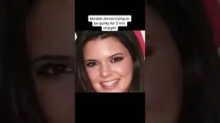 Kendall Jenner trying to be QUIRKY for 2 minutes straight🤣 #shorts #kendalljenner #kardashians