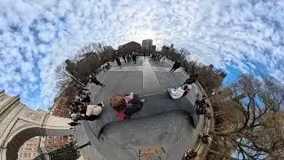 Washington Square Timelapse with the new Insta360 X5!
