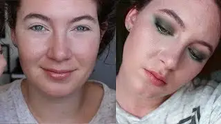 SMOKEY FOREST GREEN MAKEUP | KARITY EYESHADOW PALETTE TUTORIAL