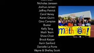 Naperville North High School Lip Dub 2016 - Credits
