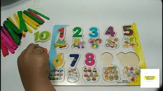 Learn counting 1-10 with learning station