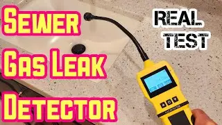 Sewer Gas Leak Detector ⚠️Testing⚠️