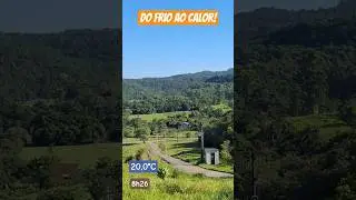O quanto vai esquentar hoje? - Santa Cruz do Sul, RS 06/01/2025 #frio #calor #santacruzdosul