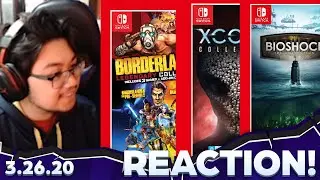 РЕАКЦИЯ НА BioShock, Borderlands и XCOM 2 на Switch! | AZLarlar